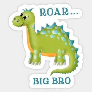 Dinosaur Big Bro Sticker